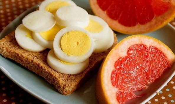 ביצה ואשכולית לירידה במשקל