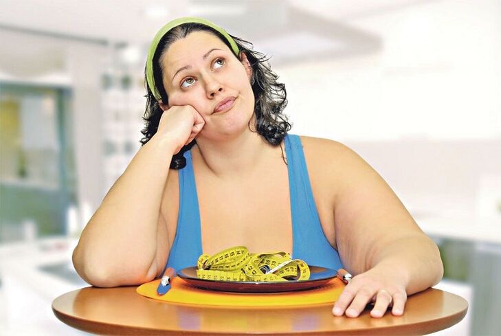 אישה עם עודף משקל יכולה לרדת במשקל ללא דיאטה